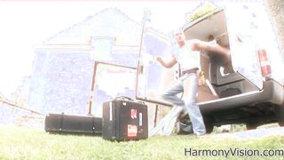 Ebony diva getting arse boned by a white stud