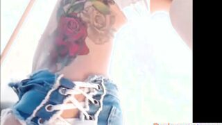 Lilly Teases In Jean Shorts & Makes Your Cock Hard