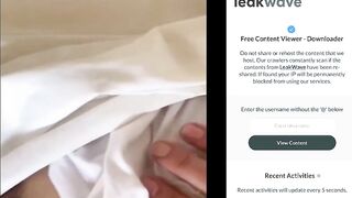 She was sleeping peacefully, leakwave
