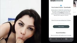 Hairy pussy babe, leakwave