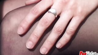 Amateur Hot getting facialized