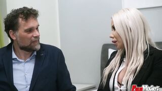 Euro fake boobed Cutie fucking