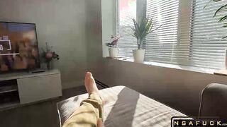 Horny Cute Stepsister Likes Riding on her Brother