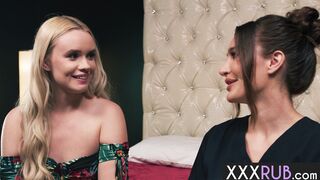 Khloe Kingsley enjoyed lesbian massage