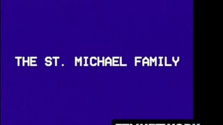 The quivering boy Noah St. Michael calmed as he nestled into Daddy's neck and kissed