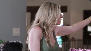 Stepmom Cory Chase gives stepson a boner