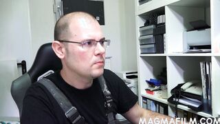 Boss bitch uses her employee's dick