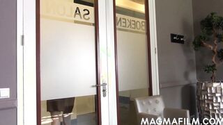Slutty MILF seduces an mature man