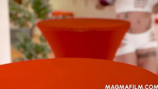 Slutty MILF fucks the handyman