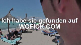 Vom Strand zu einem geilen Fick abgeschleppt