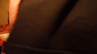 Whipping her cunt, before I let her cum