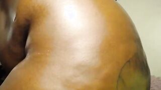 Big Black Booty Oiled Tatted