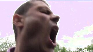 Sexual hot getting screwed outdoor