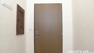 Teenage blondie gets dicked rough