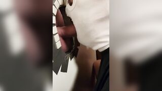 Glory Hole Amateur Takes on a Big Cock
