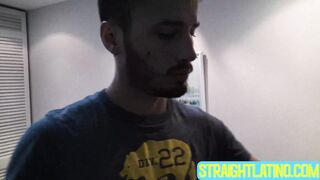 Hairy bearded guy Guerro agrees to taste my salty boner for cash