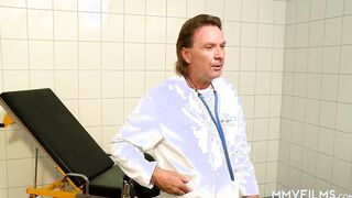 German bimbo needs a doctor's cum to fix her up