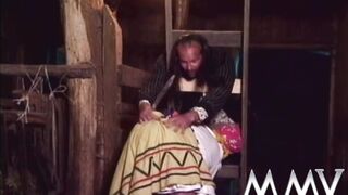 Old bitch sucking off dick