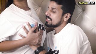 Indian horny Bhabhi was caught by her devar while she was masturbating