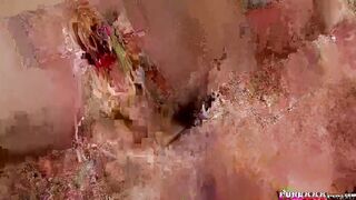Pigtailed blonde babysitter fucking