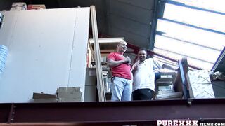 Fake boobs bitch gets banged! rough
