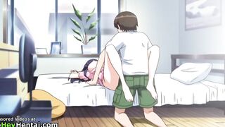 Amazing busty teen gets hot creampie