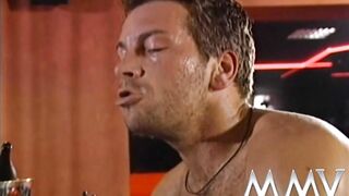 Super Sexy dark haired rides anally a fat dick