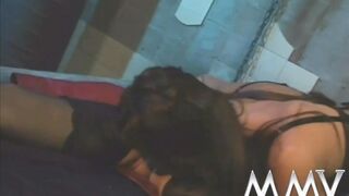 Bdsm babes masturbating their cunts