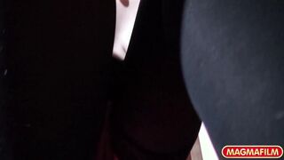 Bondage Beauty with heels sucking off dick into sixty-nine