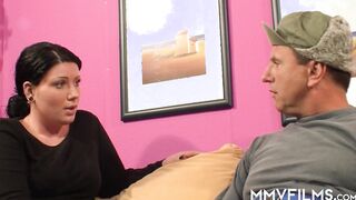 Fat bitch inside pantyhose swallowing beauty seed