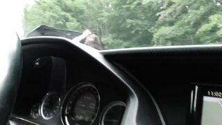 MILFs sharing penis public