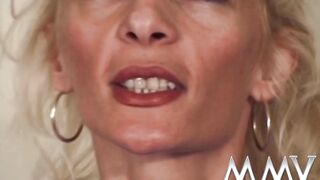 Trashy gym MILF gets double penetration