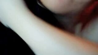 Big-Titted Brunette's Webcam Show