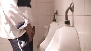 Bareback Daddy in the Gas Station WC