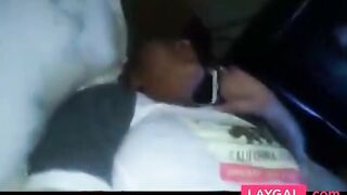 Black Amateur Cheats on the Phone