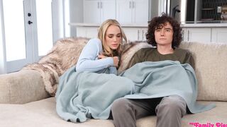 Stepmom Lets Creampie To Keep Warm