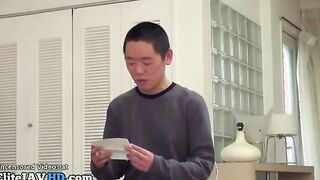 Japanese babe with hottest big tits helps man to relax More at Elitejavhd.com