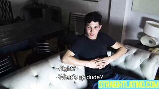 Slutty gay Remo submits to straight stud Ayuns swift ass pouncing