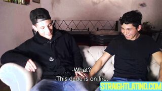 Slutty gay Remo submits to straight stud Ayuns swift ass pouncing