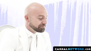 Noah White made a quite good impression on the interview that made him jizz to reliev