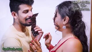 Naughty Devar Romance with Her Hoty Bhabhi Alone in the Night