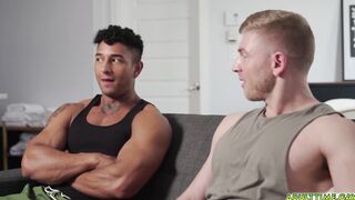 Kenzo and Matthew Ellis jerking off side by side