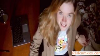 Cute Blonde Strips And Plays With Her Tight Pussy On Camera