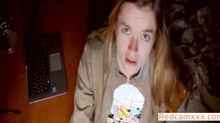 Cute Blonde Strips And Plays With Her Tight Pussy On Camera