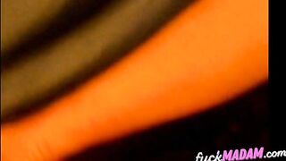 Redhead German MILF tries anal for the first time in stockings.