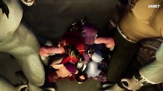 Werewolf Gangbang