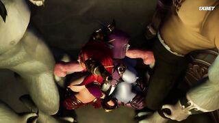 Werewolf Gangbang