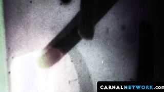 Lance Charger knelt to fond Cole and Markus rock hard dicks simultaneously