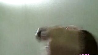 Redhead Amateur MILF Sucks BBC at Gloryhole