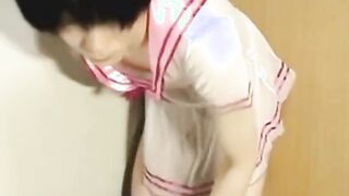 Asian Crossdresser Mikazuki Masturbates